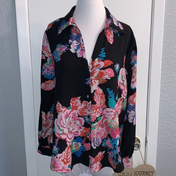 Zara | Long Sleeve Button Down - Picture 1 of 7